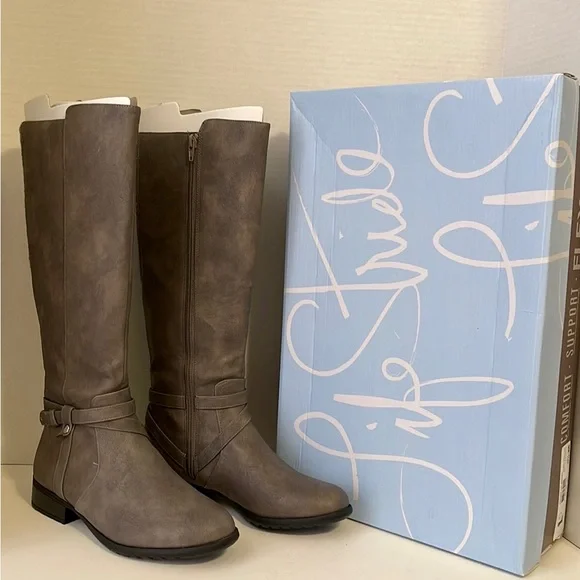 Life Stride Shoes Womens Life Stride Xtrovert Gray Boots Size